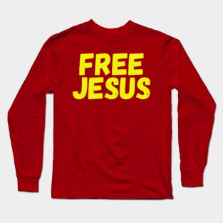 Free Jesus By Abby Anime(c) Long Sleeve T-Shirt